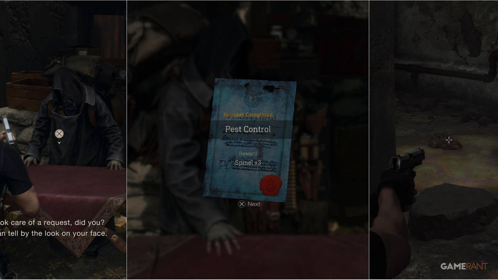 pest control blue note request resident evil 4 remake rats factory