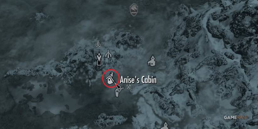 Skyrim Anise Location On Map