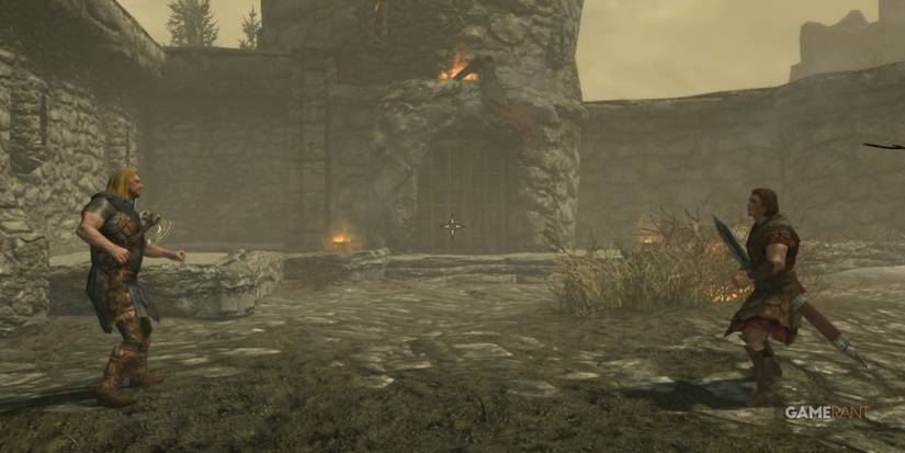 Skyrim Choosing Between Hadvar And Ralof