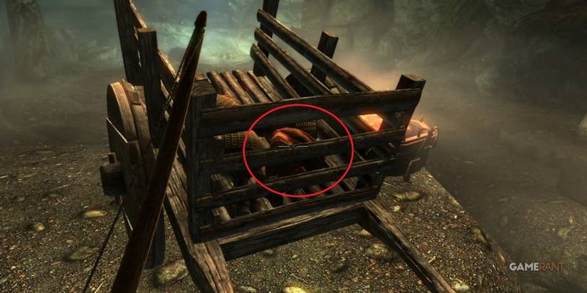 Skyrim Helgen Keep Coin Bag In Cart By Bear-1