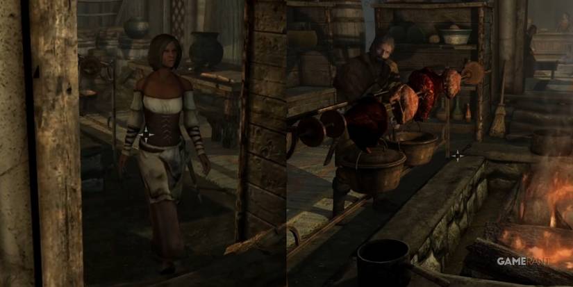 Skyrim Saadia And Olfrid Patrolling The Argonian Ale