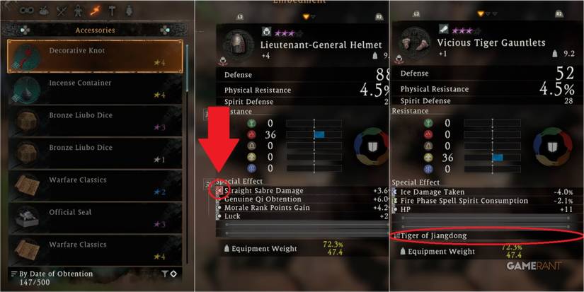 Wo Long Fallen Dynasty Can't Embed These Items
