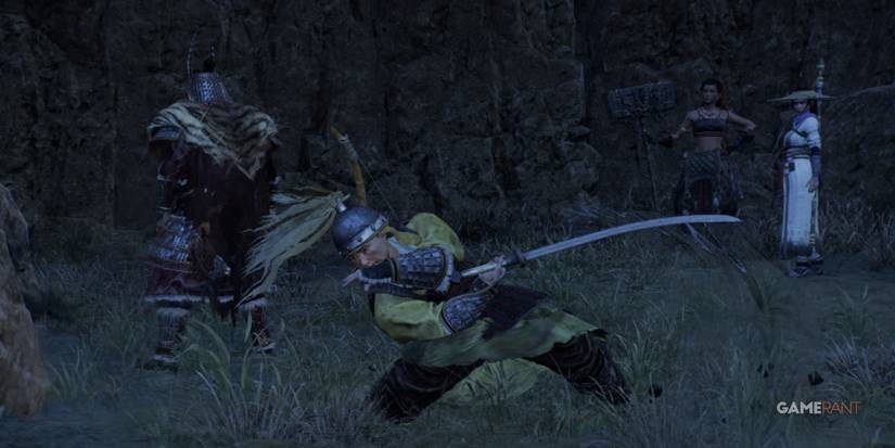 Wo Long Fallen Dynasty Slicing With A Curved Sabre