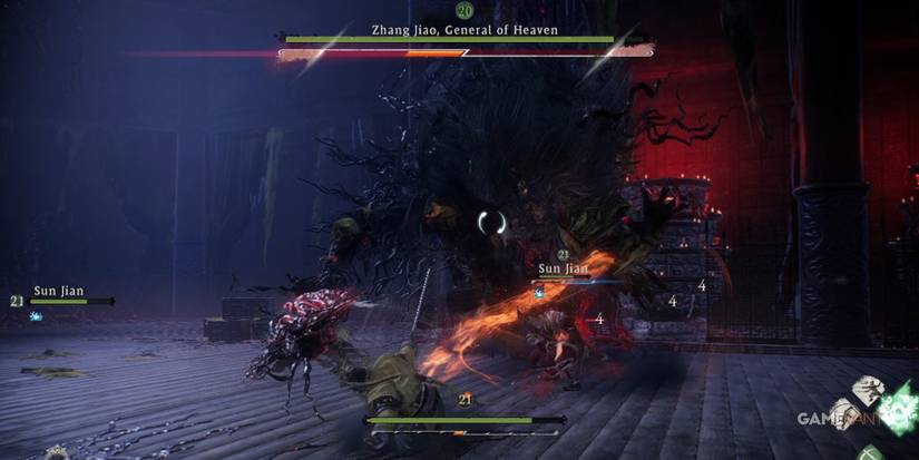 Wo Long Fallen Dynasty Zhang Jiao Preparing To Swipe