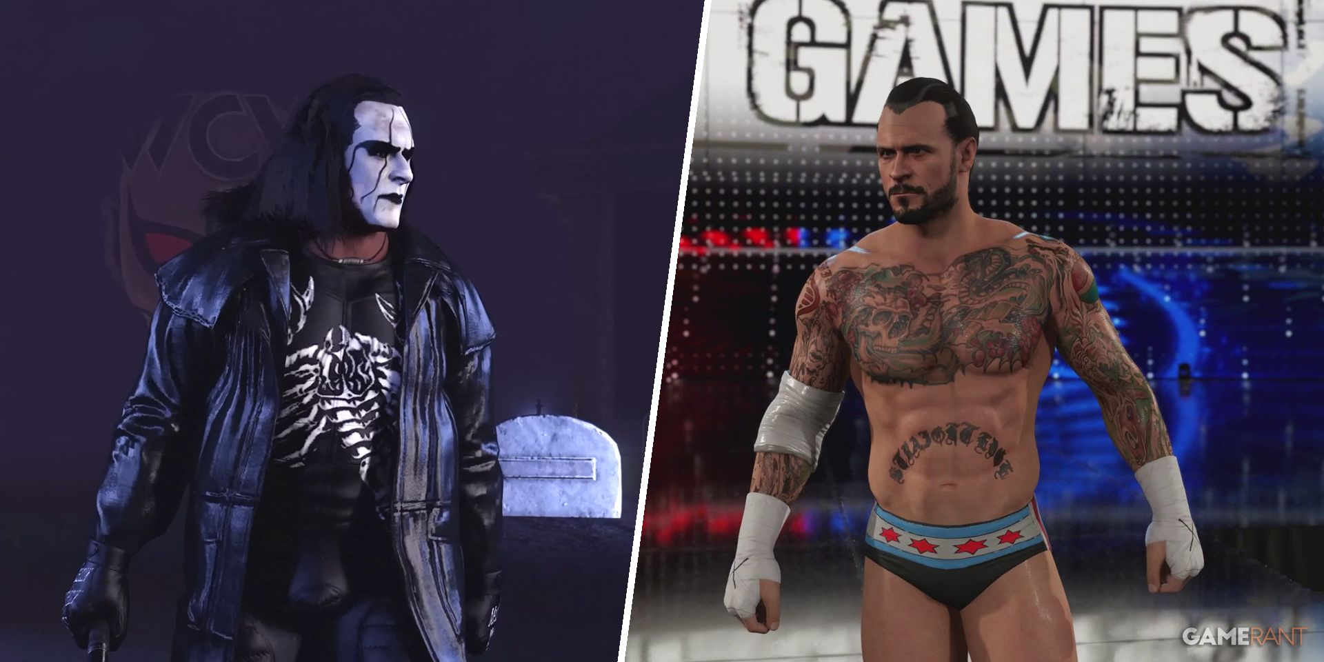 Sting and CM Punk in WWE 2K23