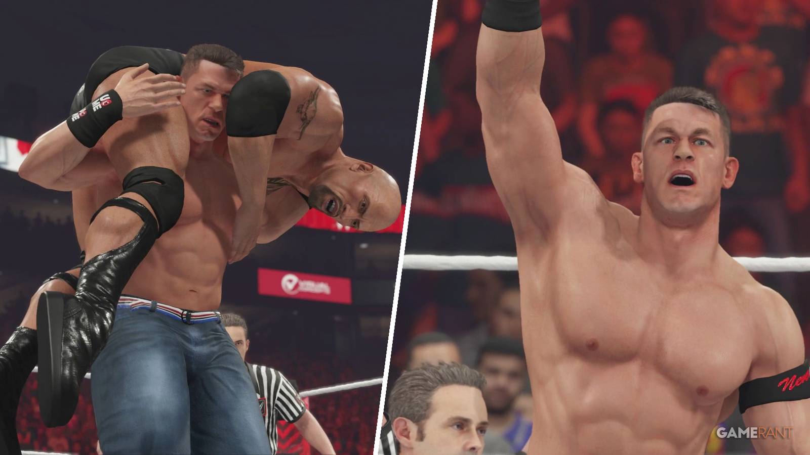 John Cena and The Rock in WWE 2K23