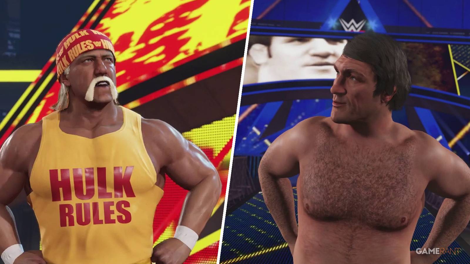 Hulk Hogan and Bruno Sammartino in WWE 2K23
