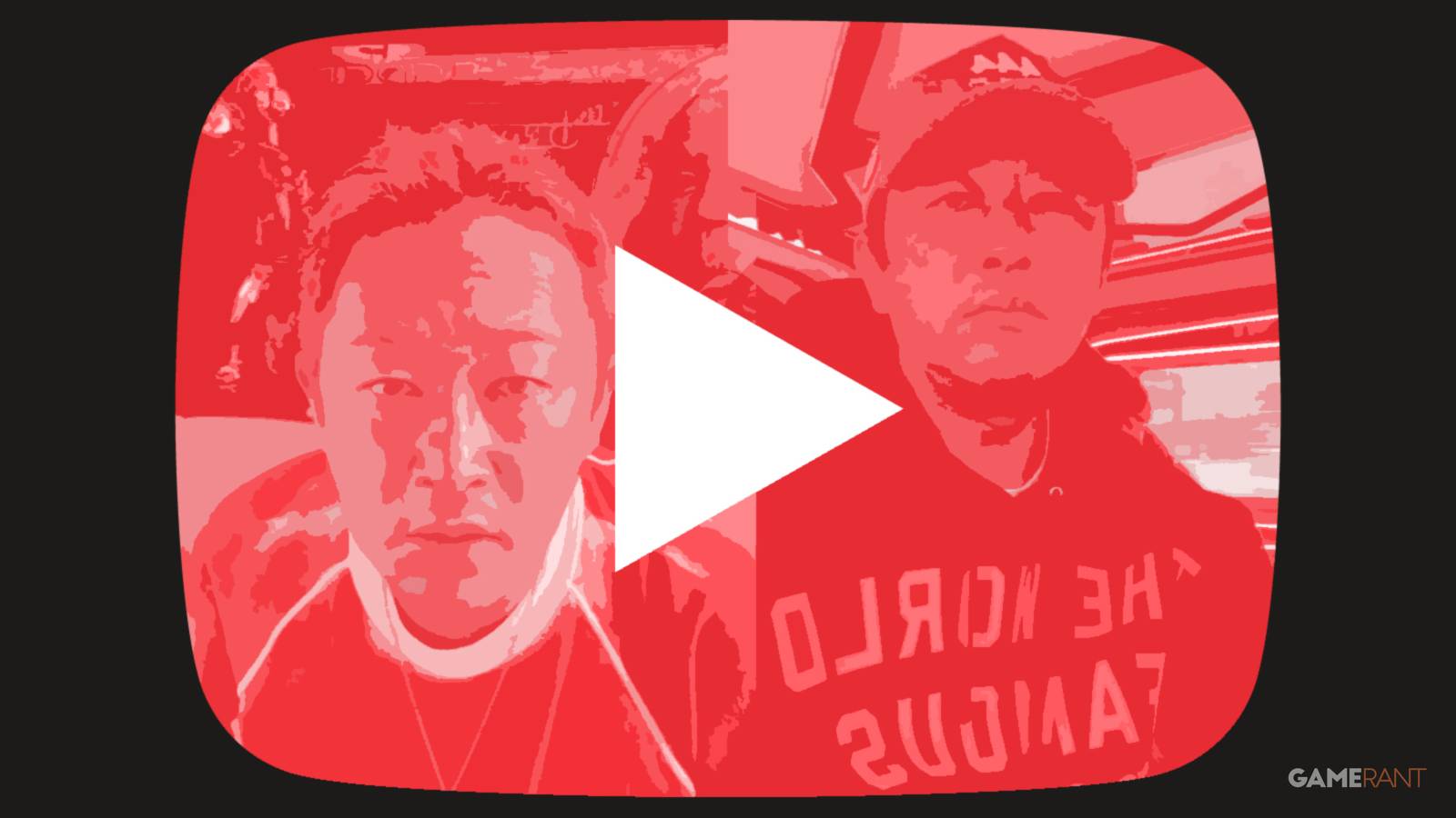 Yoshikazu Higashitani GaaSyy stylized close ups inside YouTube emblem logo