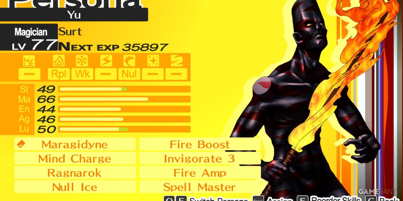 persona 4 golden surt build