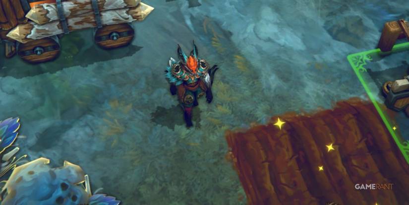 Against The Storm Fox Walking By Farm