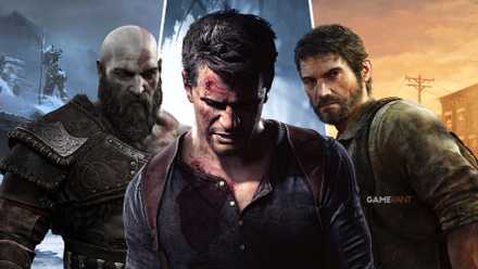 Kratos (God of War), Nathan Drake (Uncharted), and Joel Miller (The Last of Us)