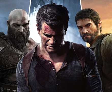 Kratos (God of War), Nathan Drake (Uncharted), and Joel Miller (The Last of Us)