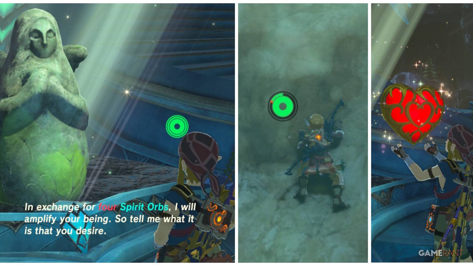loz botw heart container stamina vessel feature