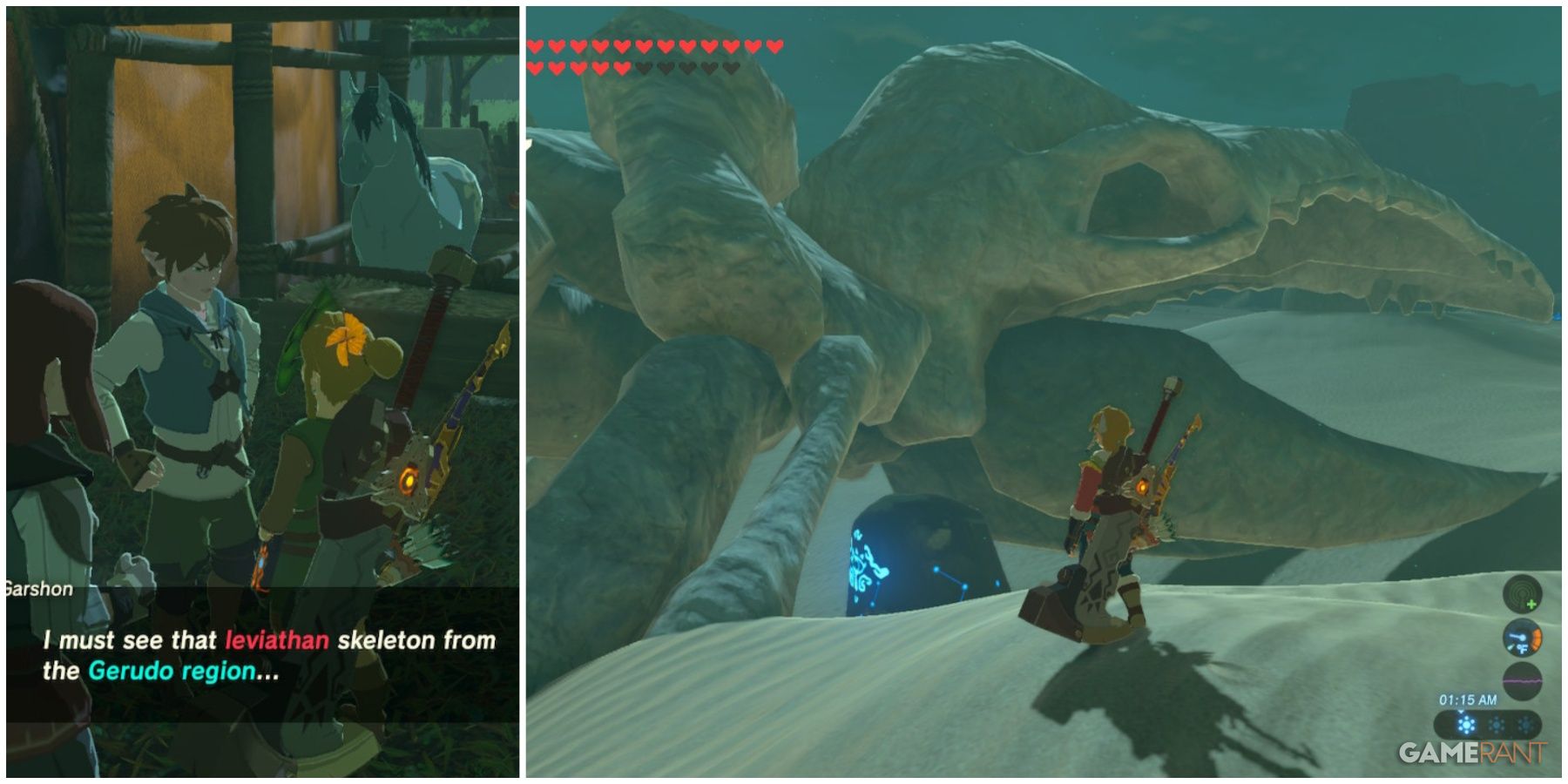 loz botw great gerudo skeleton photo