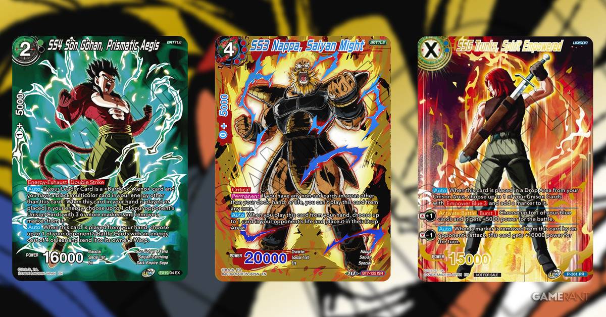 New Super Saiyan Transformations Introduced in the Dragon Ball Super Card  Game
