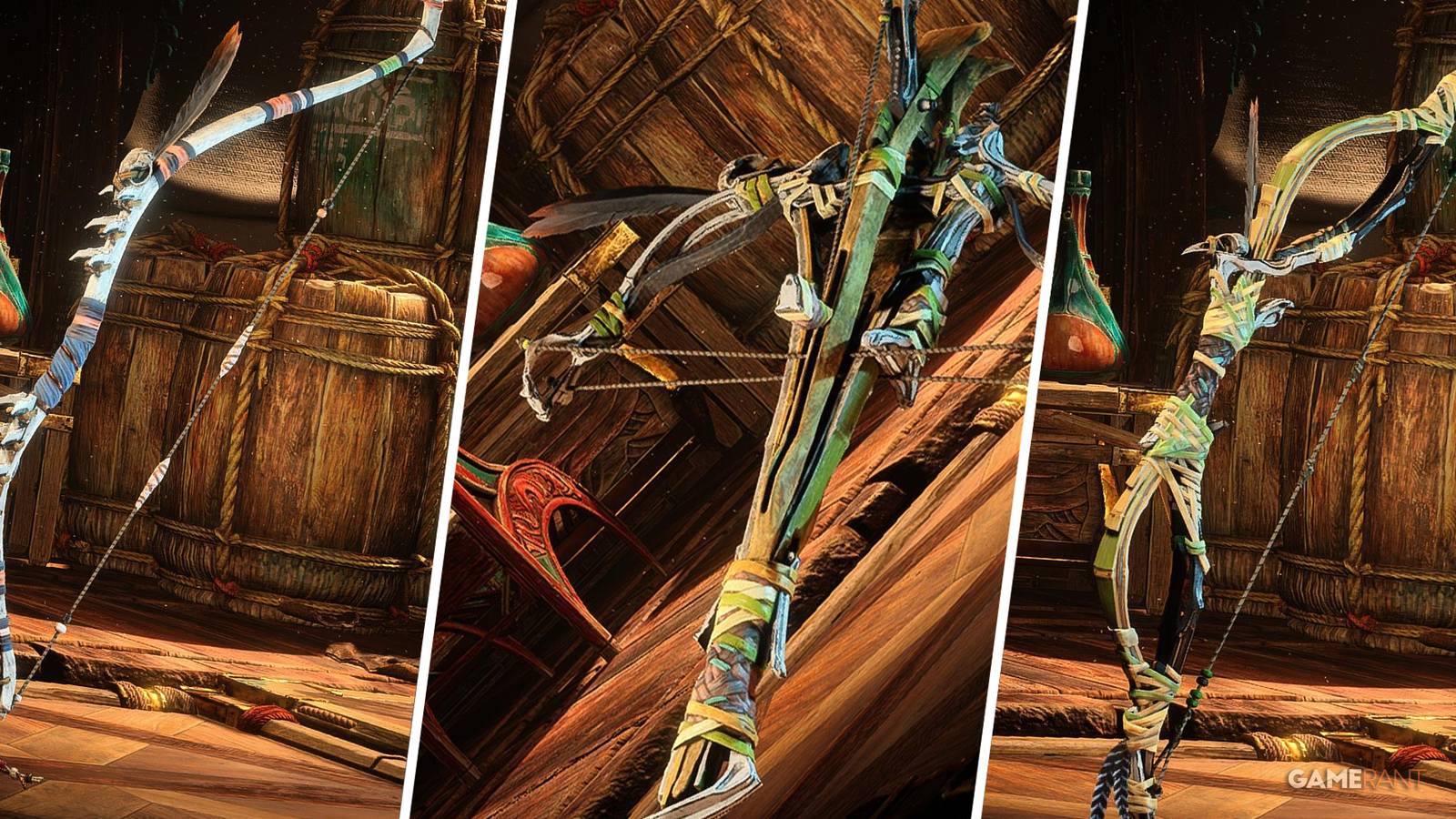 The Emperor's Reign, The Ties That Bind, and Gravesinger's Lament weapons