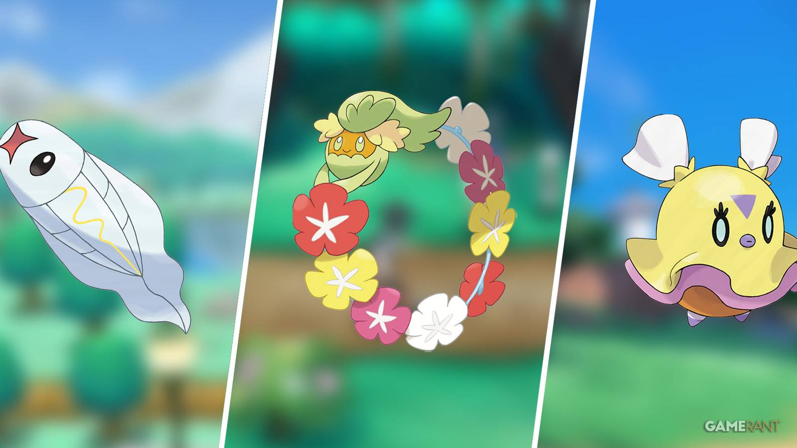 Tynamo, Comfey, and Flittle 