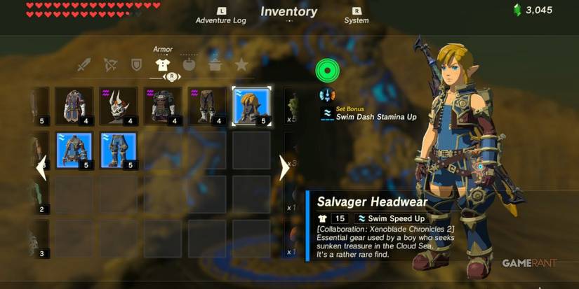 loz botw salvager set