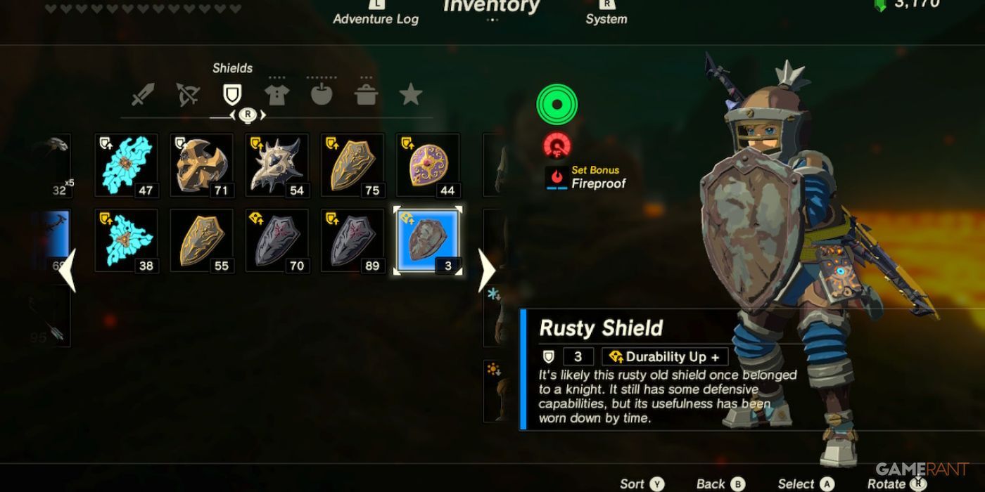 loz botw rusty shield