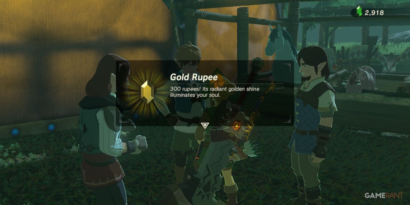 loz botw gold rupee