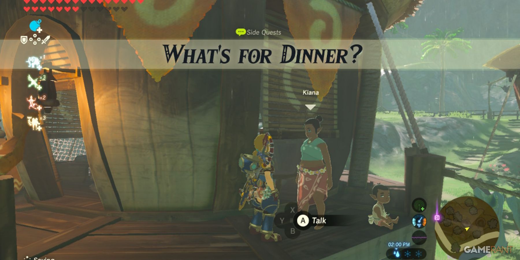 loz botw what's for dinner sidequest