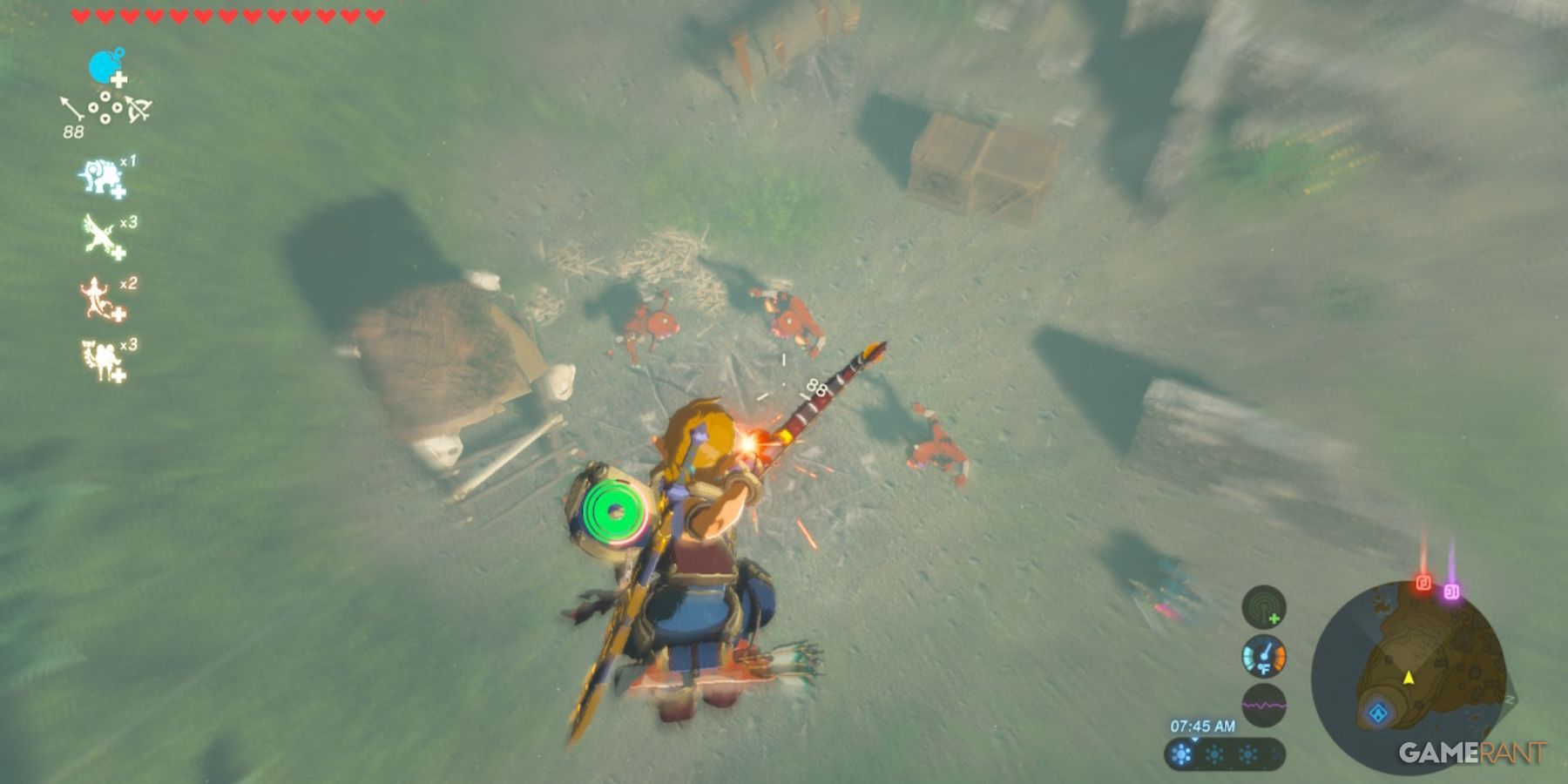 loz botw bokoblin bomb arrows