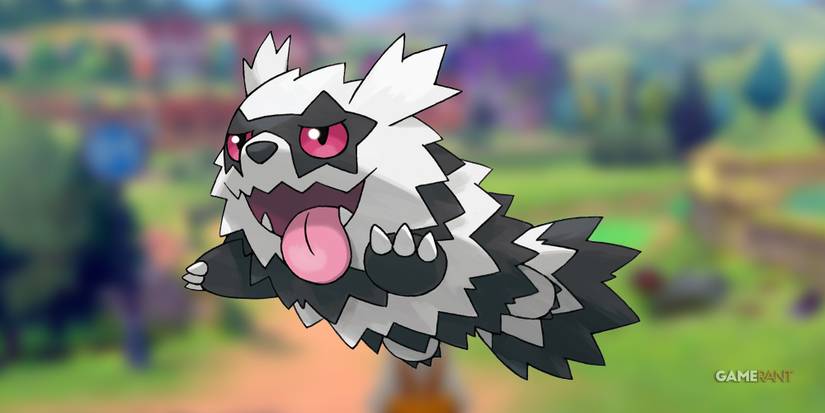 Galarian Zigzagoon artwork