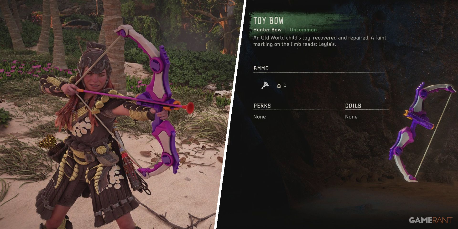 Horizon Forbidden West: Burning Shores - How to Get the Toy Bow from The Last of Us