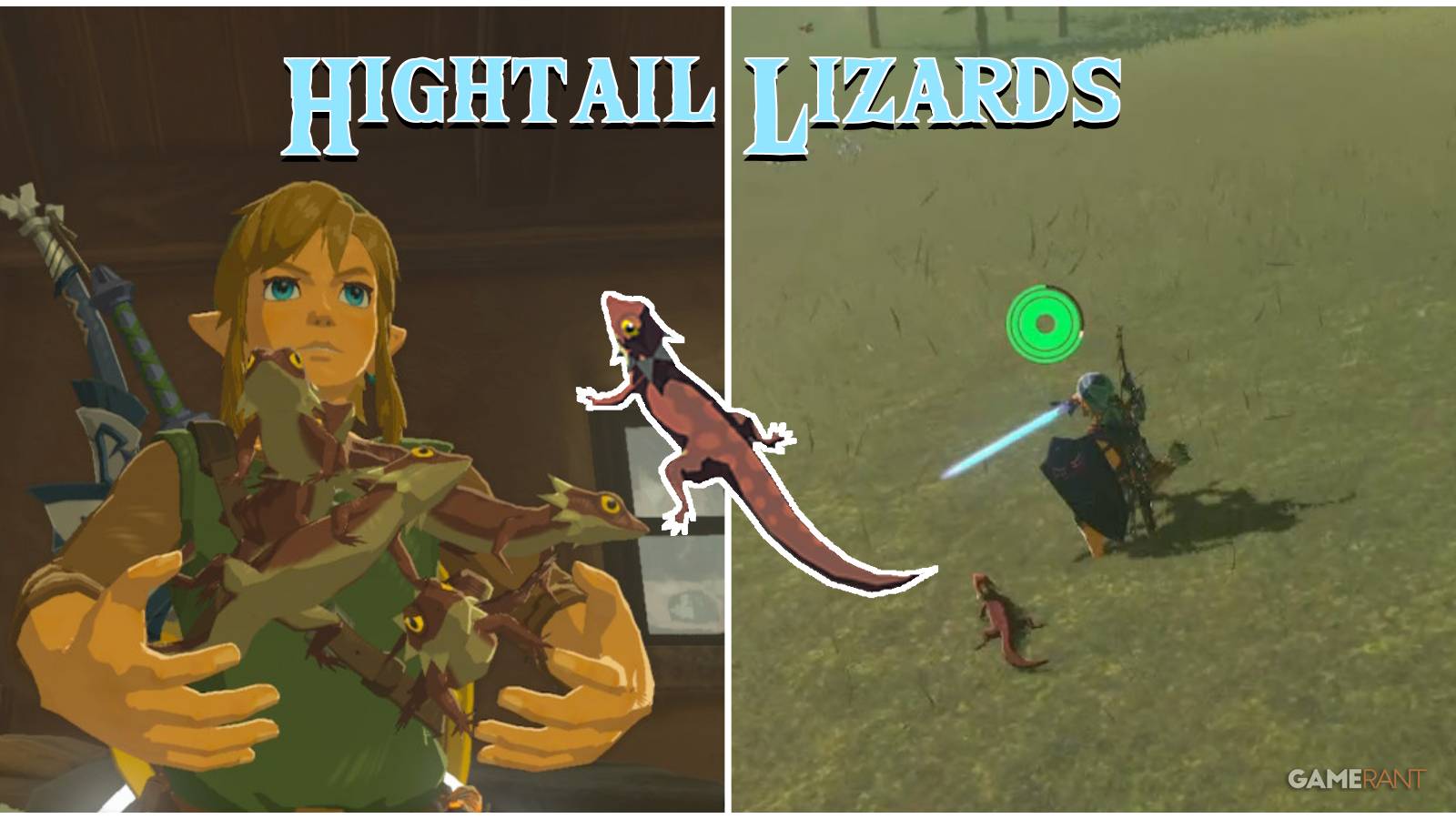 legend of zelda breath of the wild hightail lizard feature