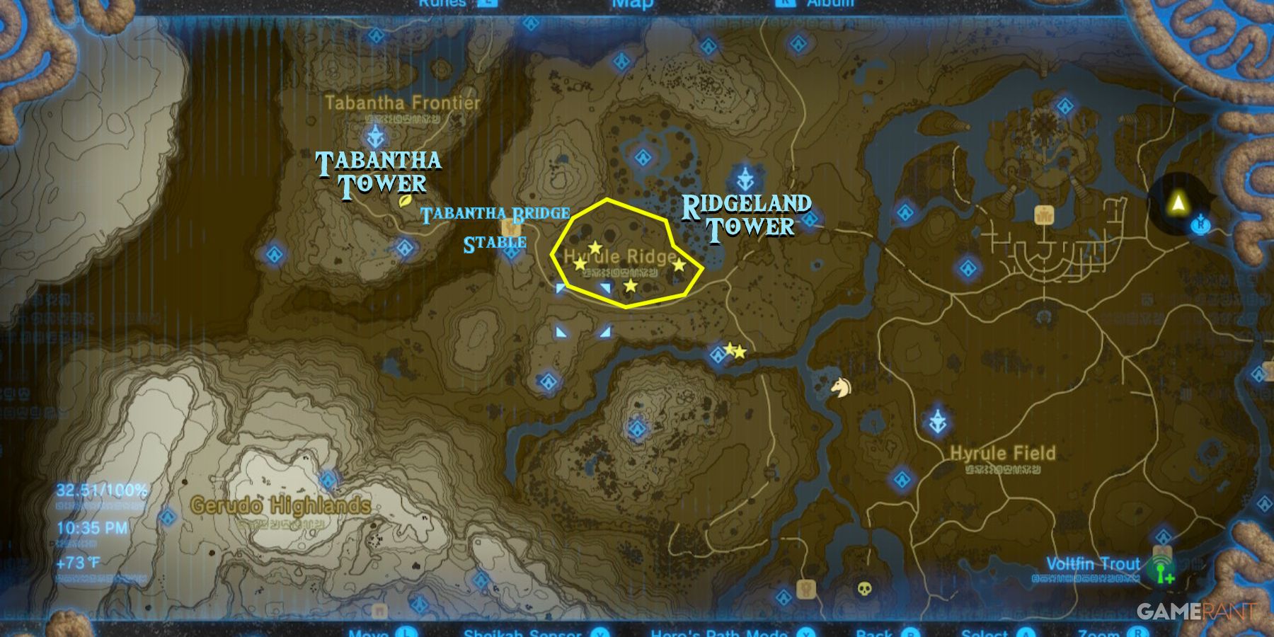 legend of zelda breath of the wild hyrule ridge