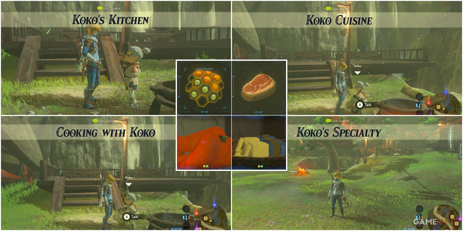 Legend Of Zelda Cooking With Koko Sidequest Breath Of The Wild 1 