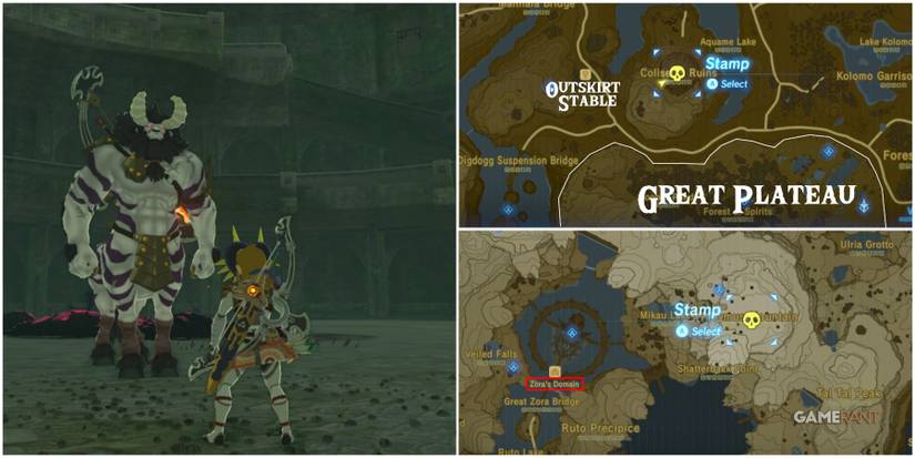 loz botw lynel location
