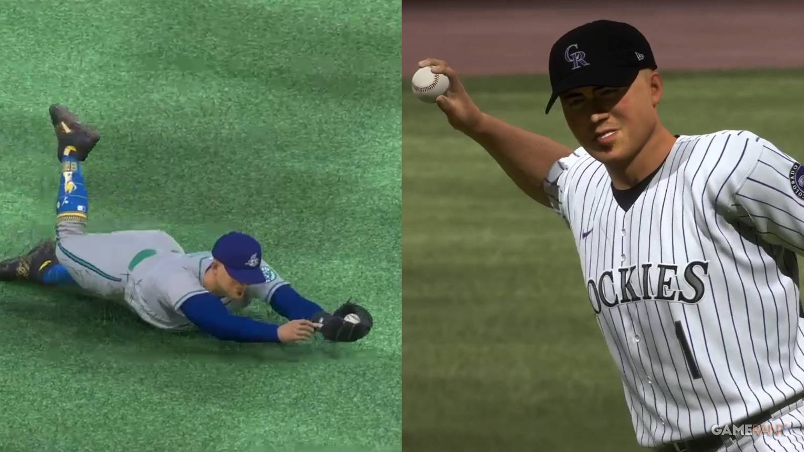 MLB The Show 23 Fielding Tips Collage