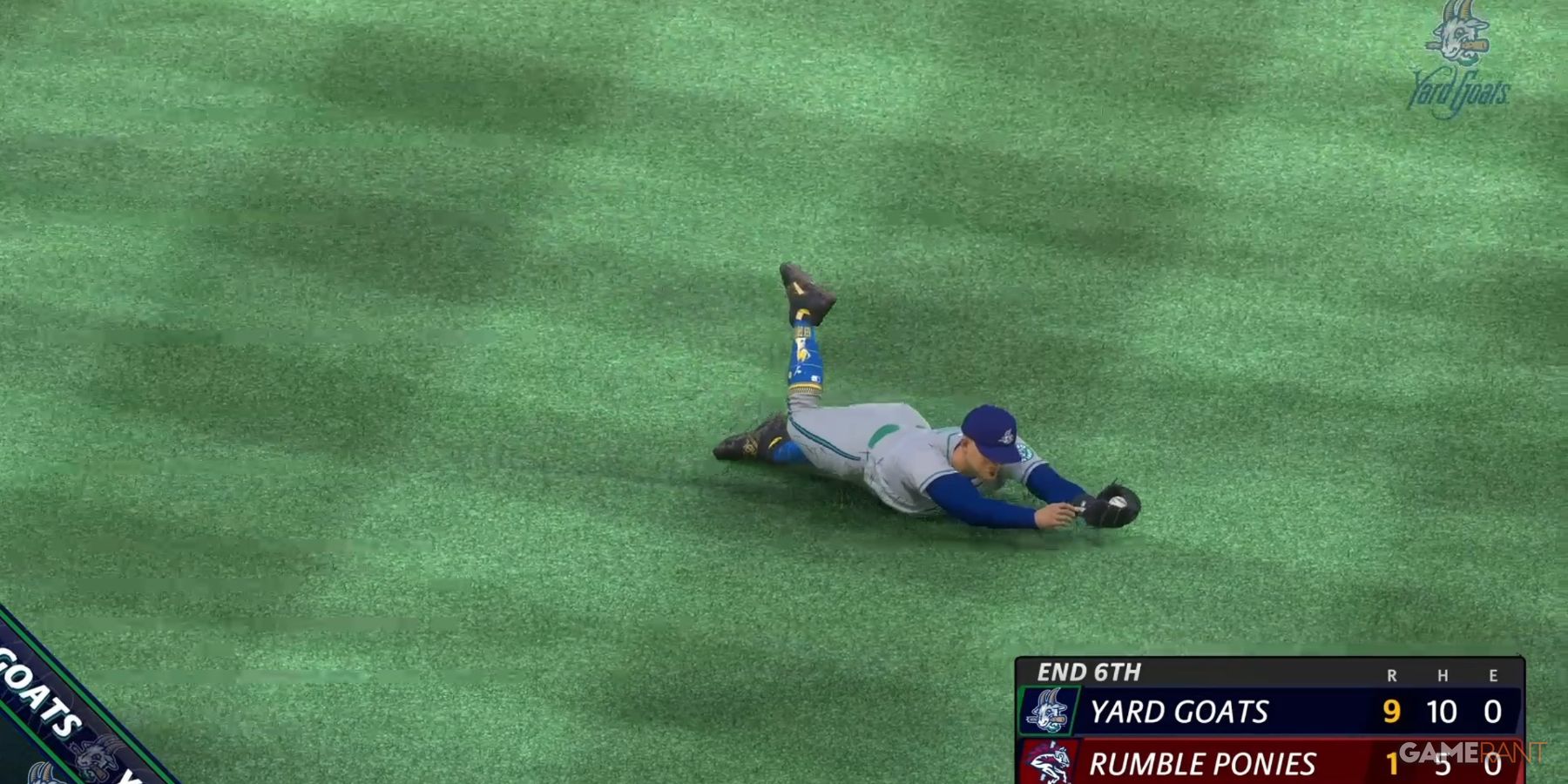 MLB The Show 23 Making A Catch While Diving