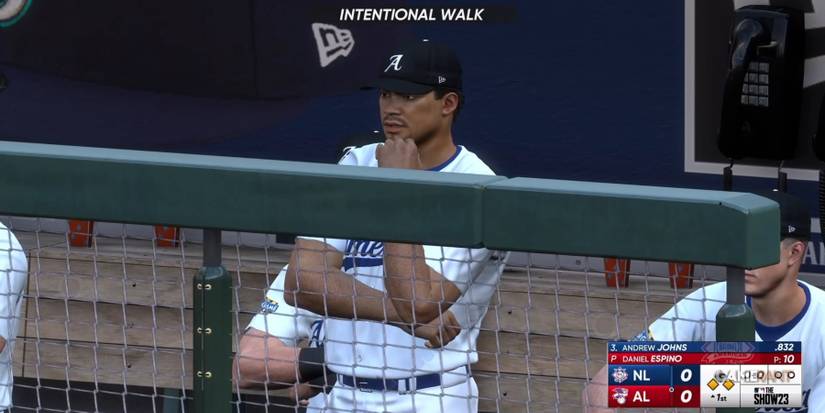MLB The Show 23 Manager Calling For Intentional Walk
