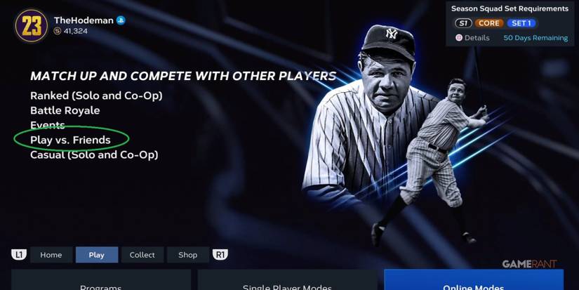 MLB The Show 23 Playing Against Friends In Diamond Dynasty