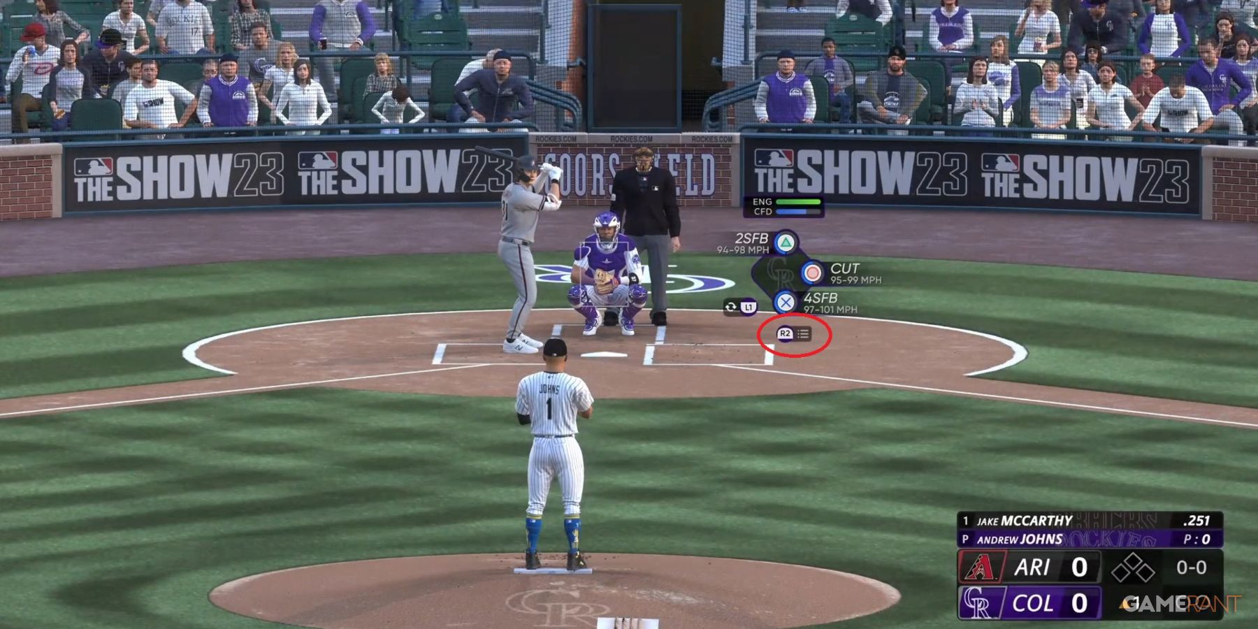 MLB The Show 23 Spotting Hitter Weakness As Pitcher