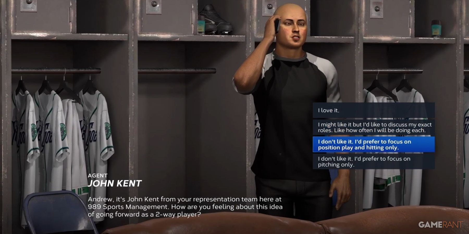 MLB The Show 23 Telling The Agent About A Change