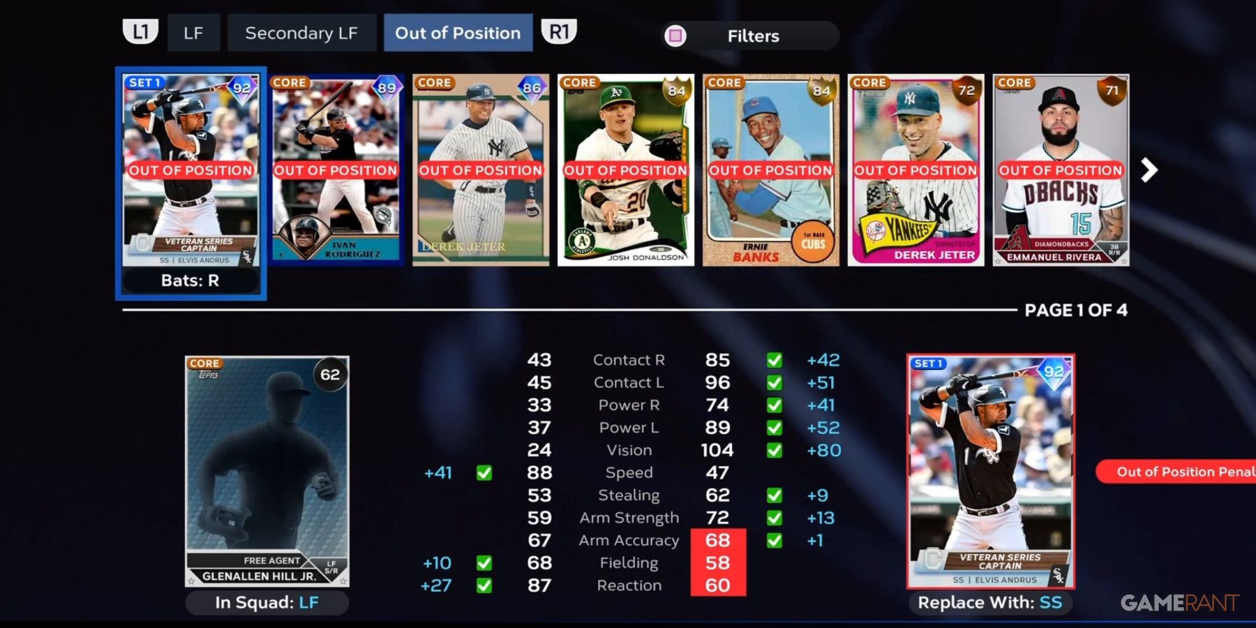 MLB The Show 23 Using An Out Of Position Player