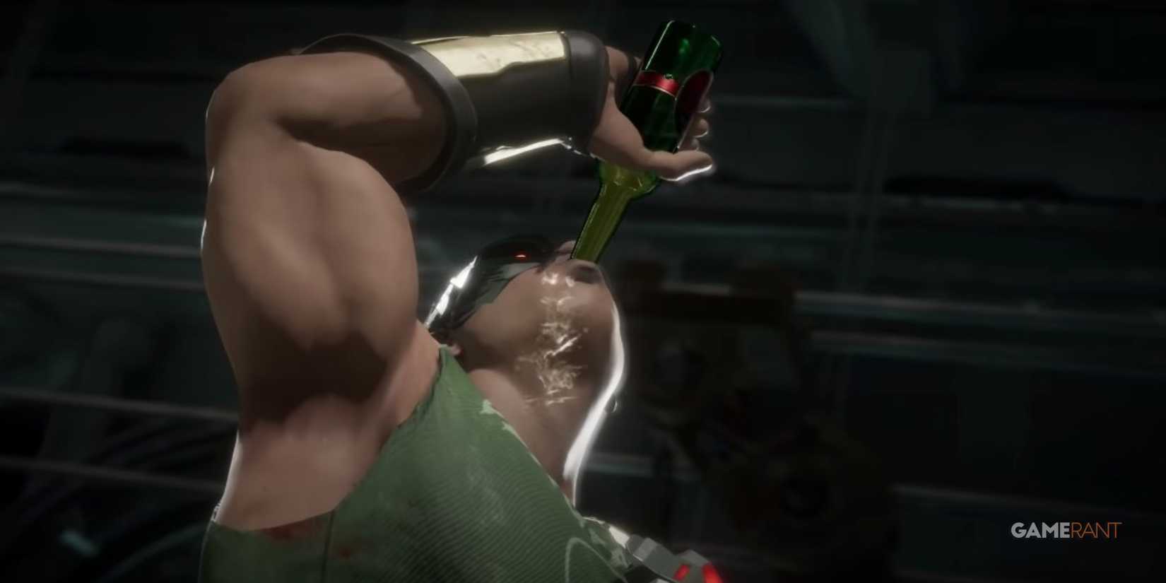 Mortal Kombat 11 Kano Drinks Before Fatality