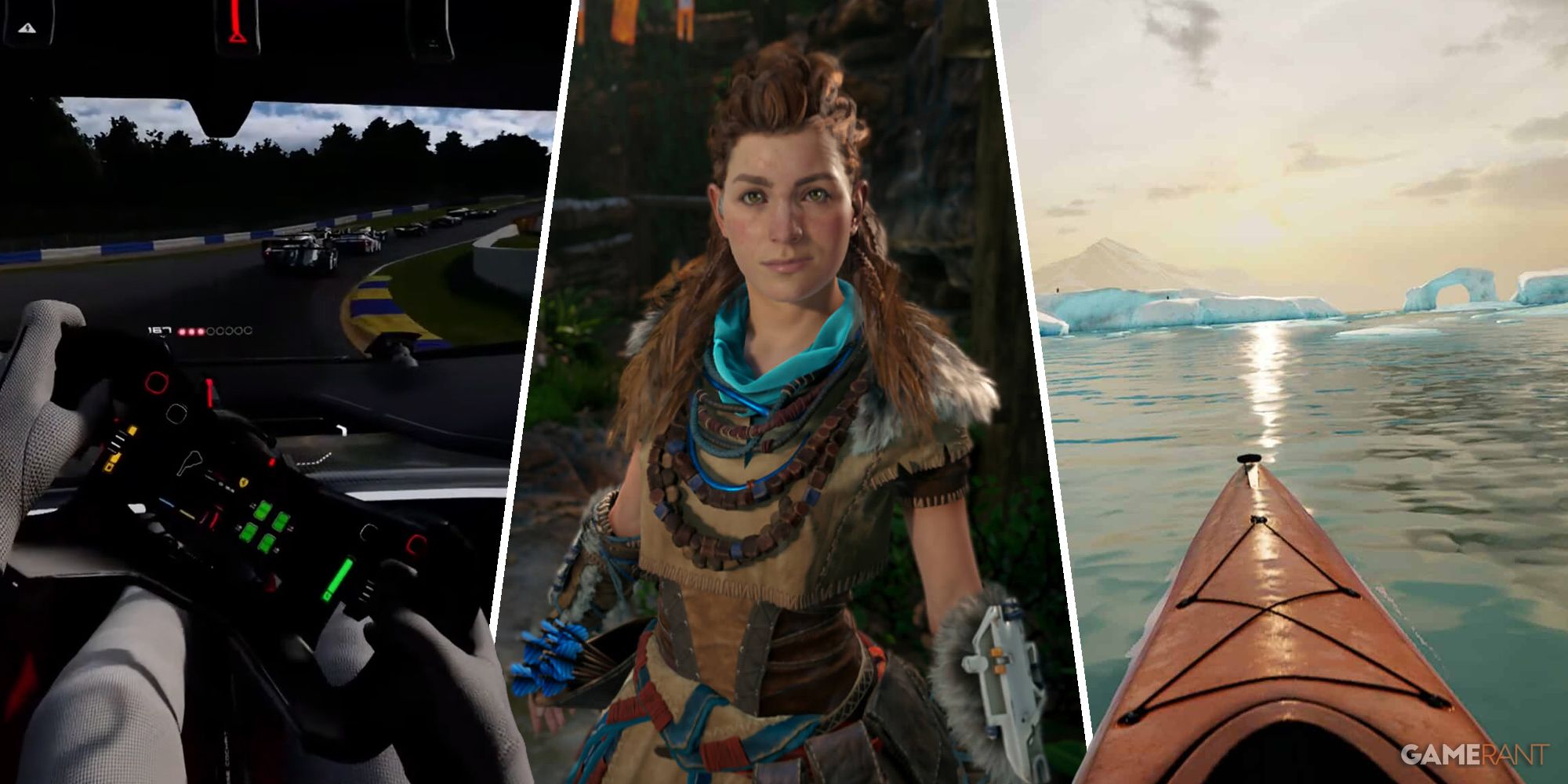 Gran Turismo 7, Horizon Call of the Mountain, and Kayak VR: Mirage