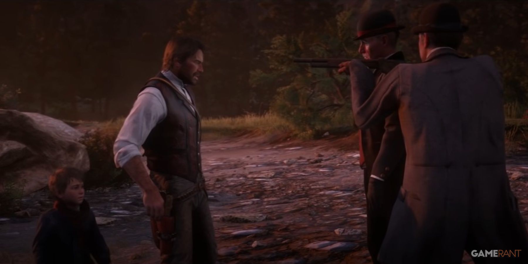 Red Dead Redemption 2 Arthur Stand Up To The Pinkertons