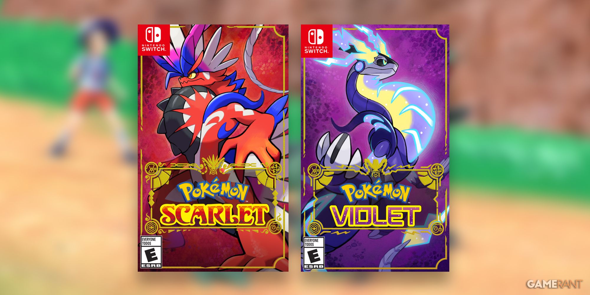 Pokemon Scarlet and Violet box art 