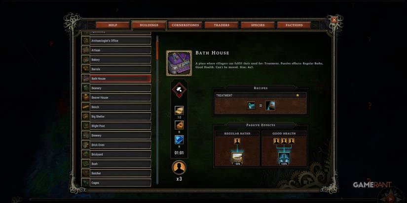 Against The Storm Bath House In The Encyclopedia