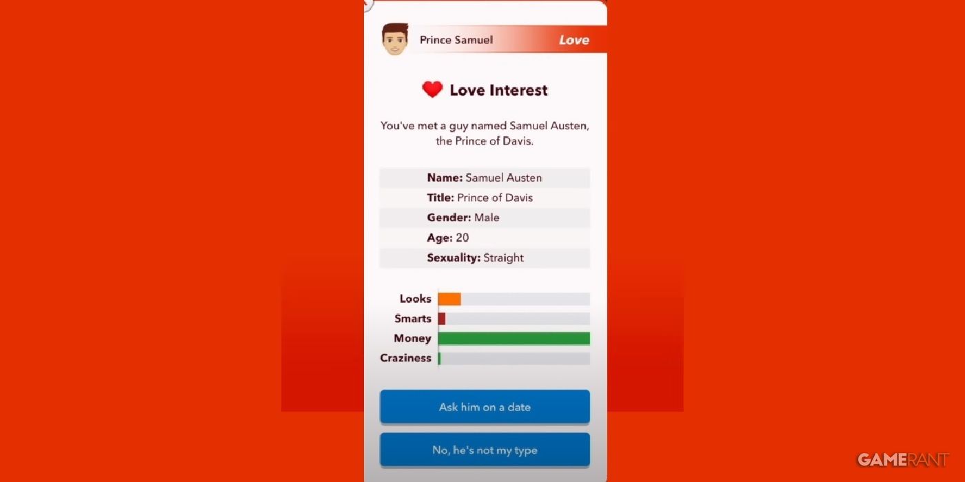 BitLife Dating A Prince