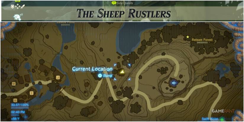 loz botw hateno village the sheep rustlers side quest