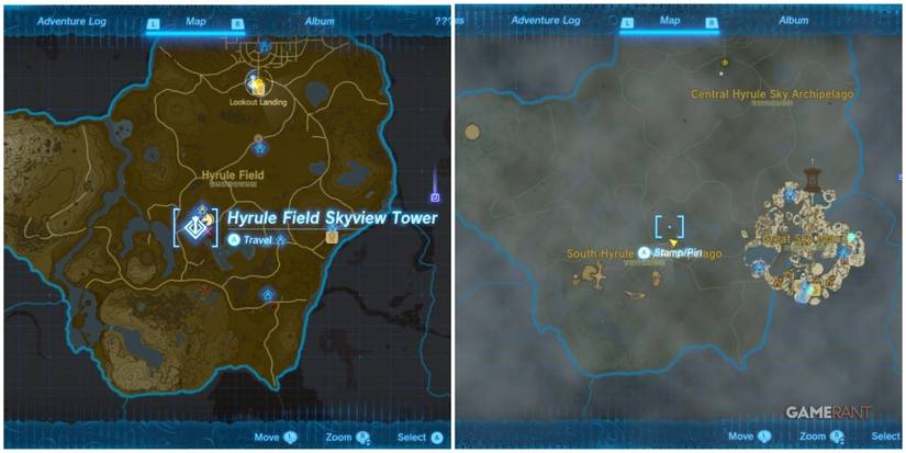 Tears of the Kingdom: South Hyrule Sky Archipelago