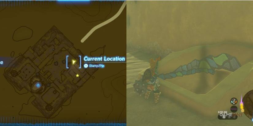 loz totk waterway entrance gerudo set