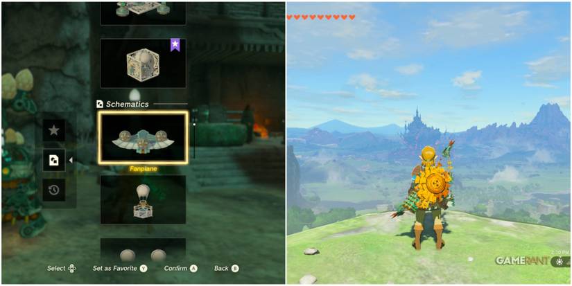 loz totk great abandoned central mine fanplane schema stone