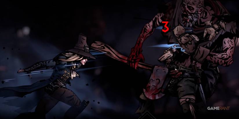 Darkest Dungeon 2 Grave Robber Using Flashing Daggers